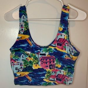 Graphic colorful tank
